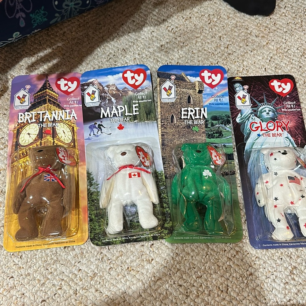 Ty Beanie Babies x Mcdonalds Collab Full Set
